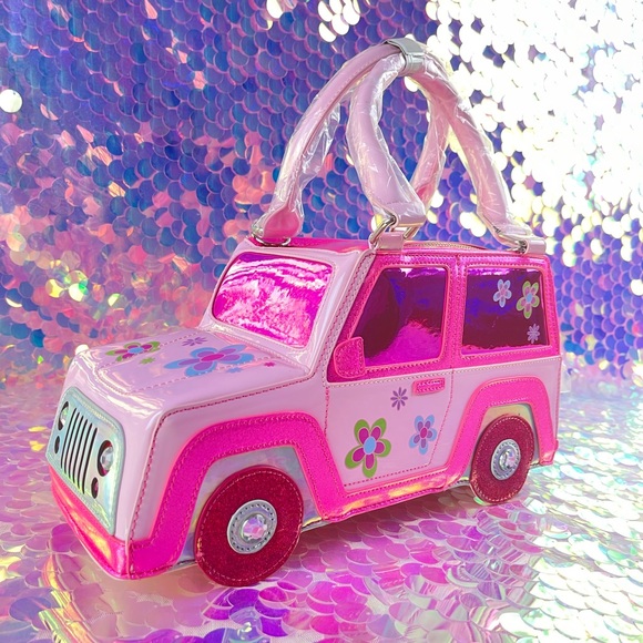 COPY - Dolls Kill Pink Jeep Let’s Go Party Crossbody - Picture 8 of 12